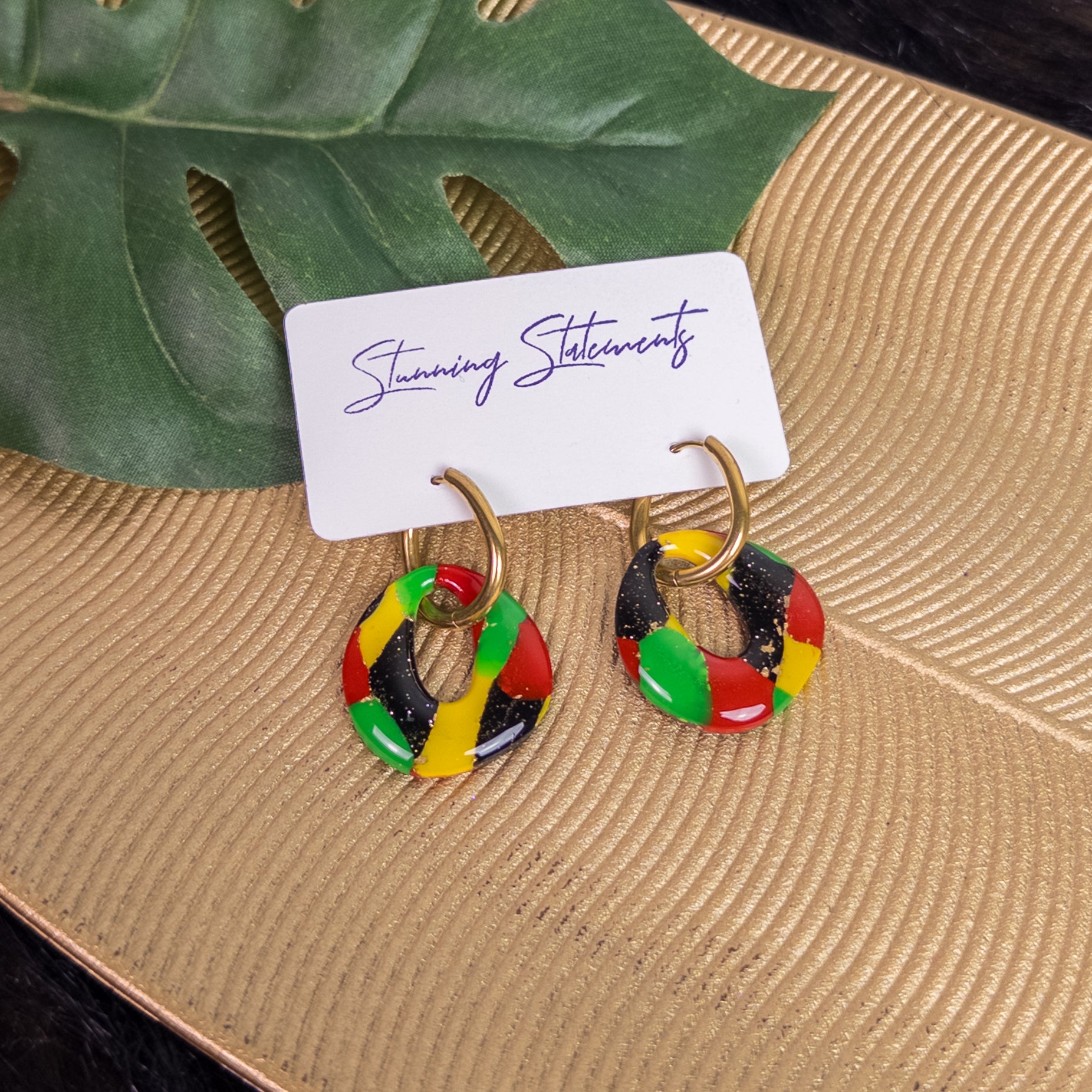 Celeste Interchangeable Hoop Circle Earrings