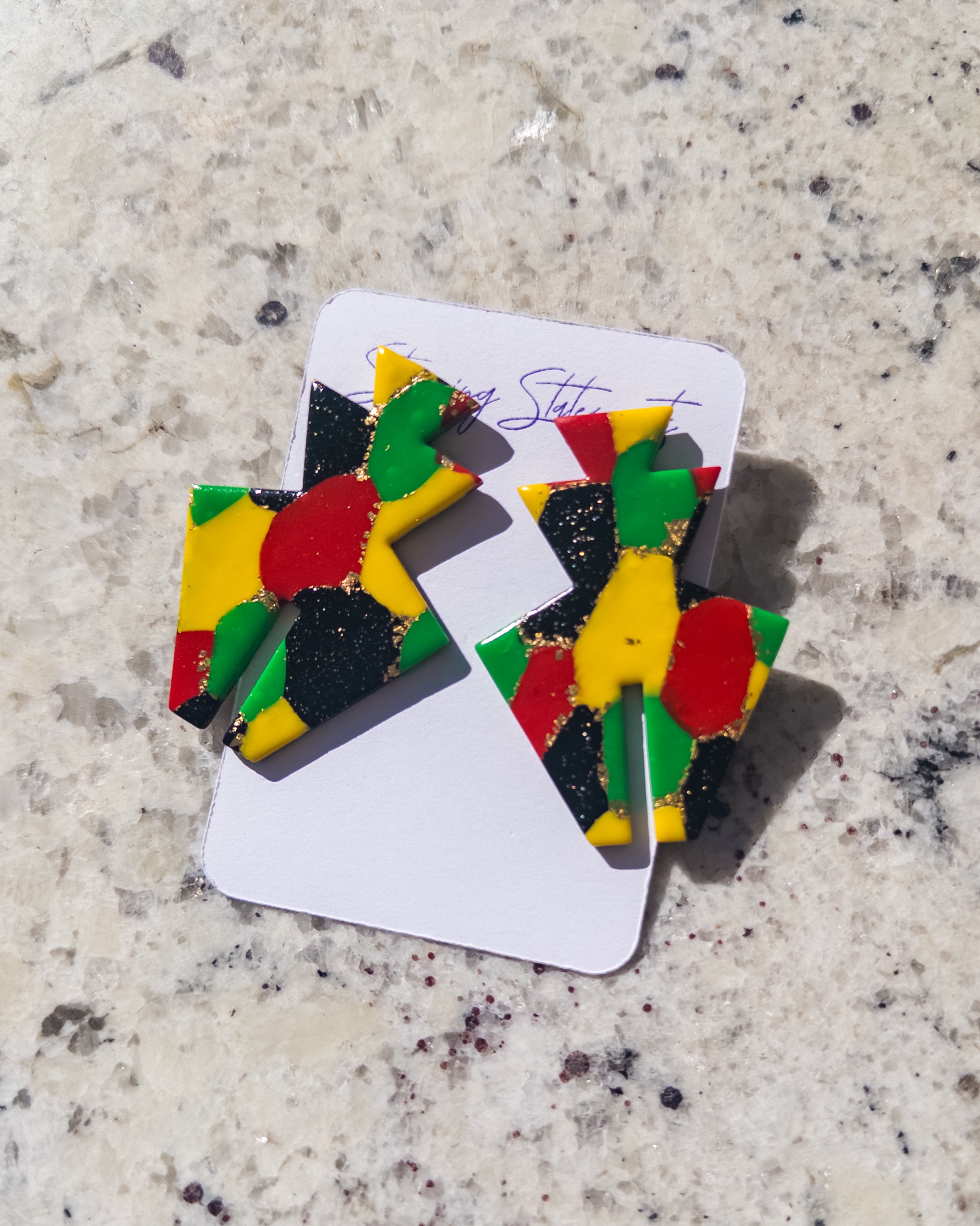Juneteenth Valkyrie Stud Earrings