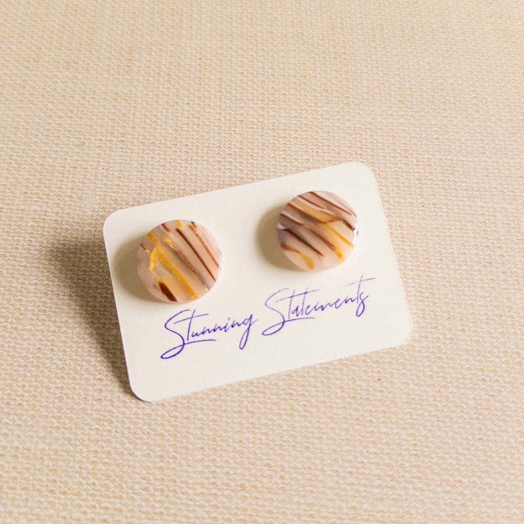 Amara Translucent Stud Earrings
