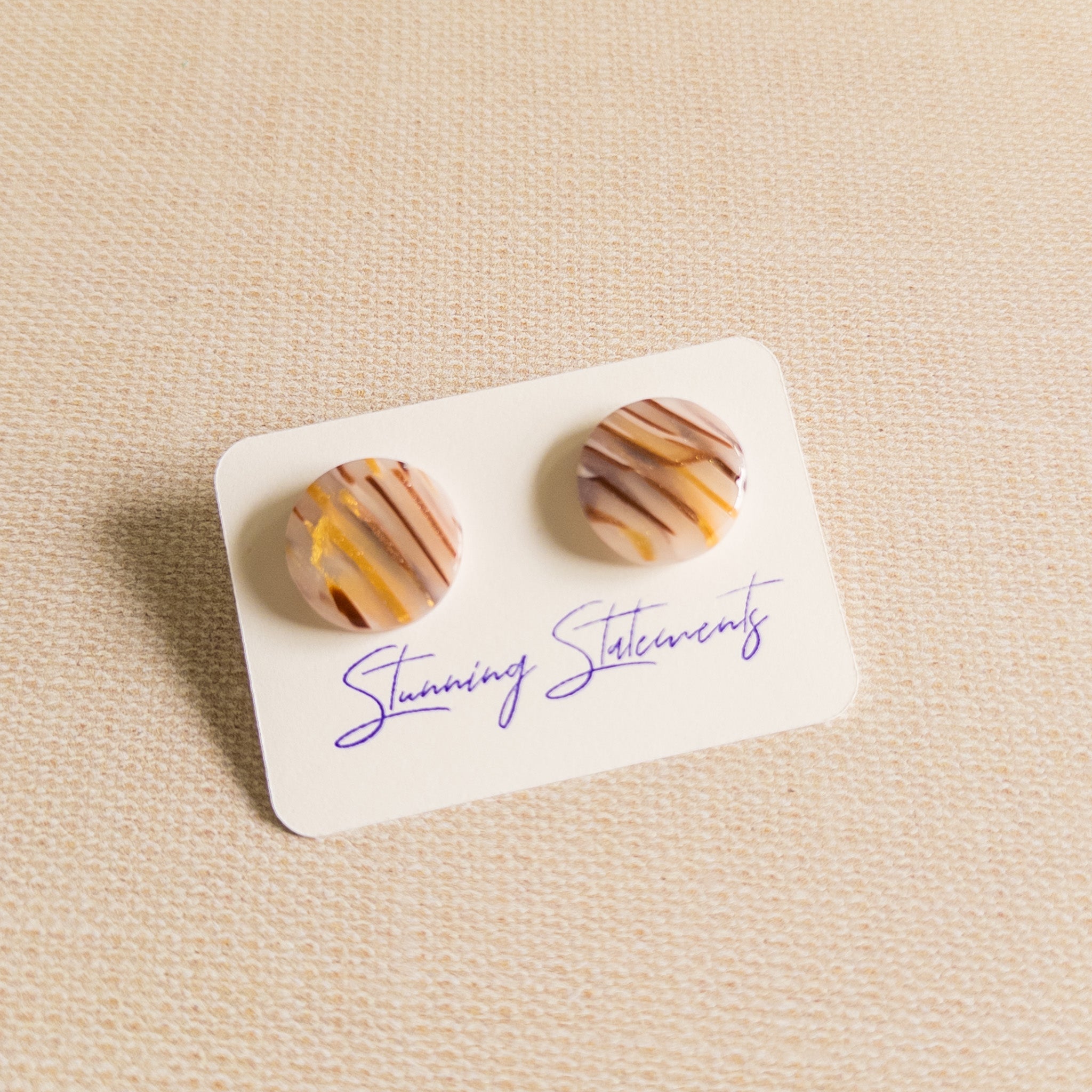 Amara Translucent Stud Earrings