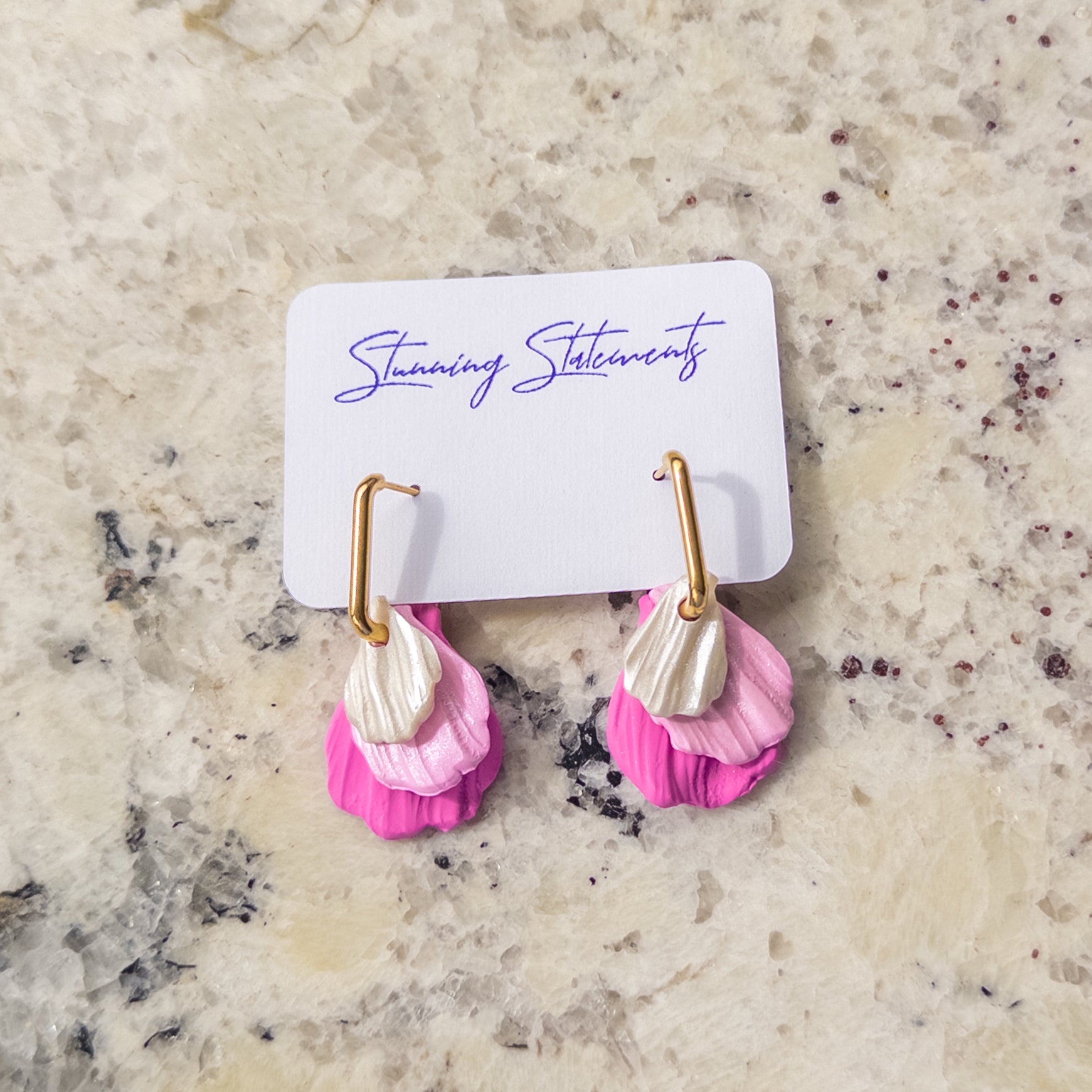 Tiwana Hoop Petal Earrings