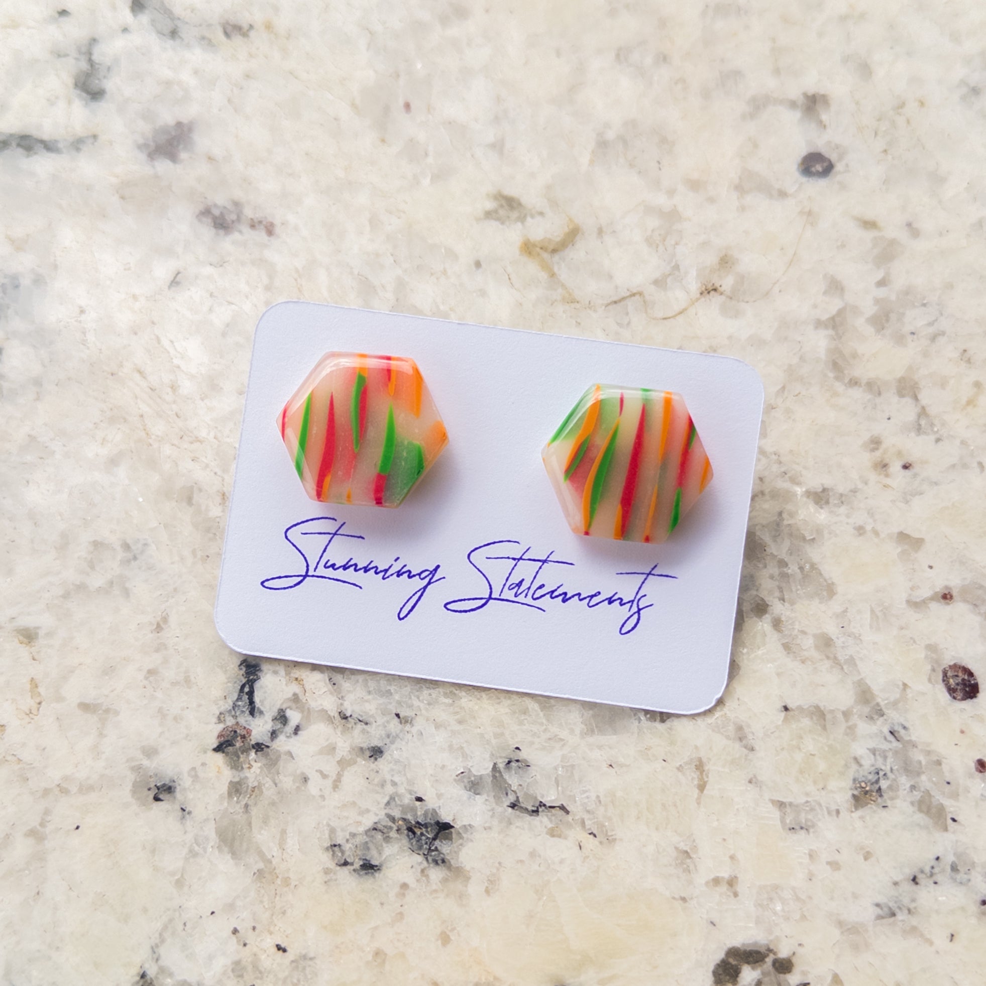 Franki Translucent Stud Earrings