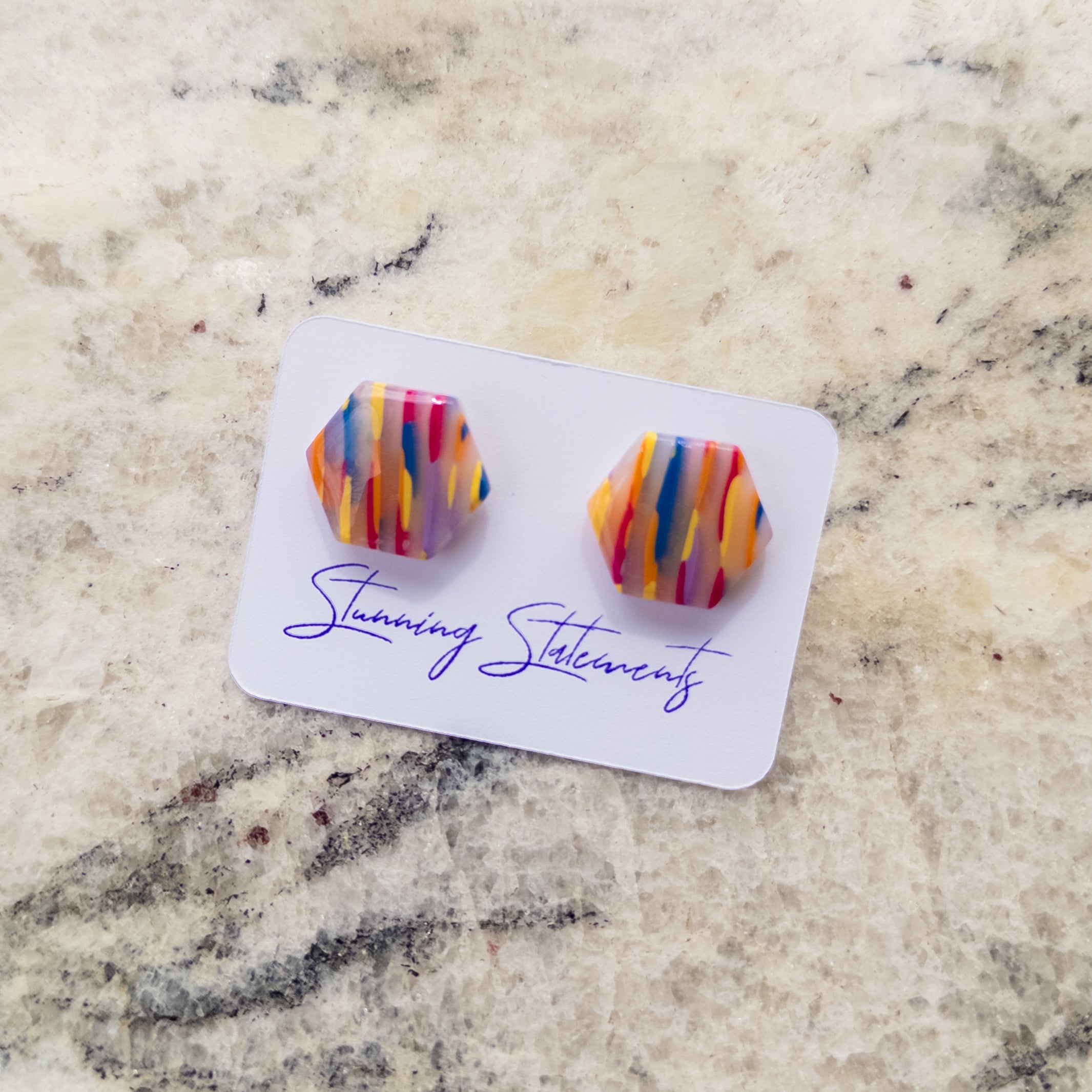 Franki Translucent Stud Earrings