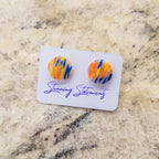 Amara Translucent Stud Earrings