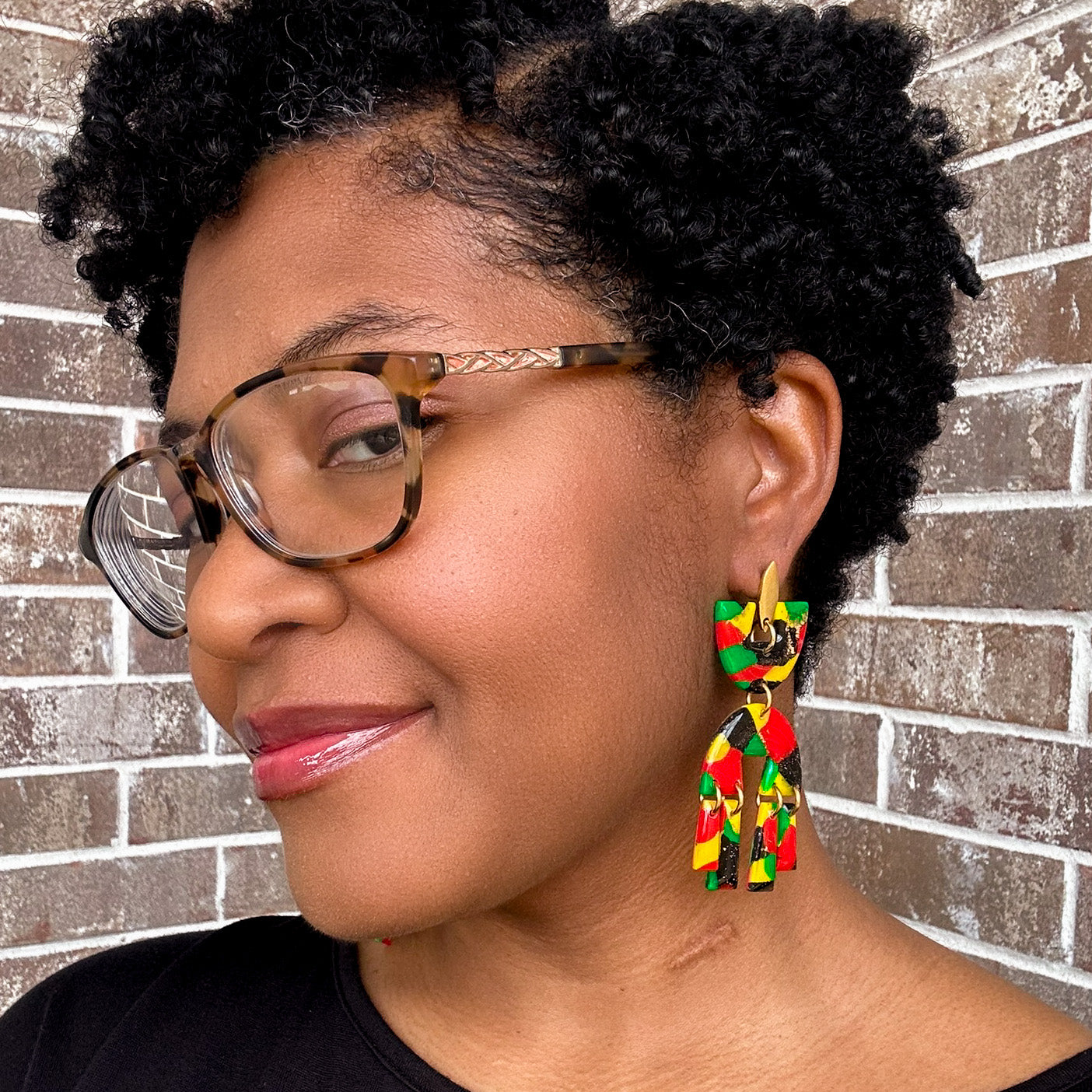 Juneteenth Karina Dangle Earrings