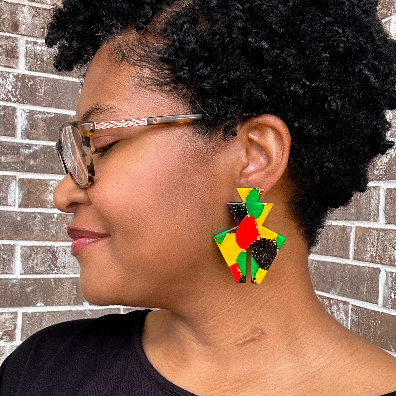 Juneteenth Valkyrie Stud Earrings