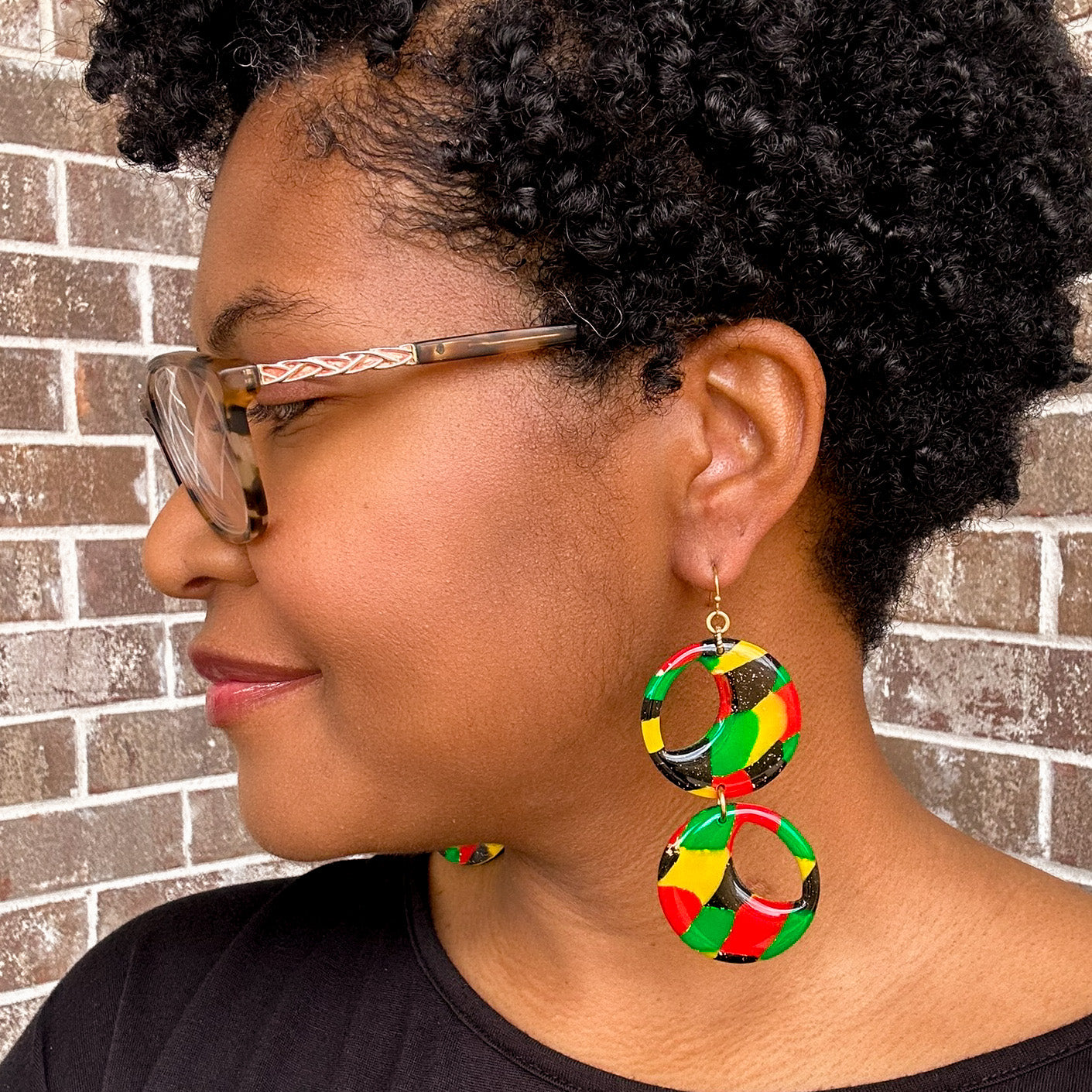 Juneteenth Tatiana Dangle Earrings