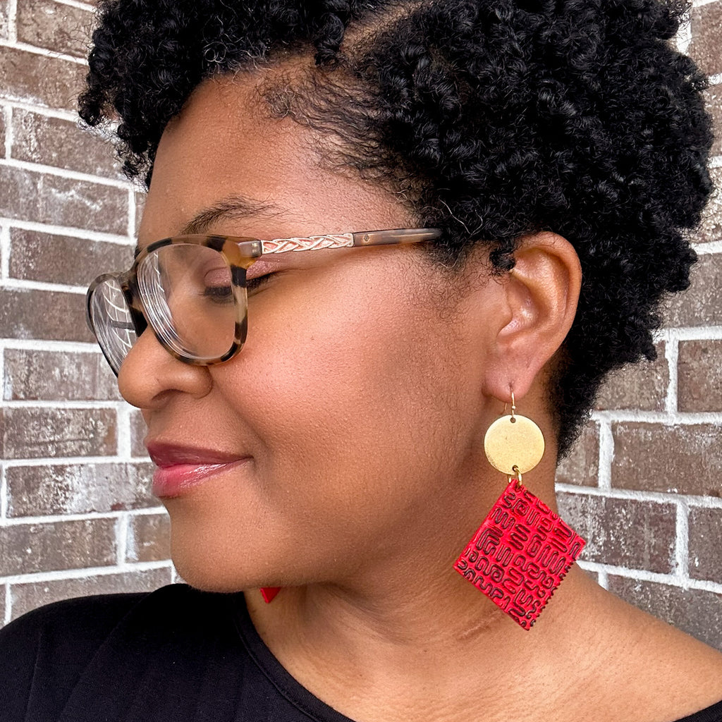 Juneteenth Grace Dangle Earrings