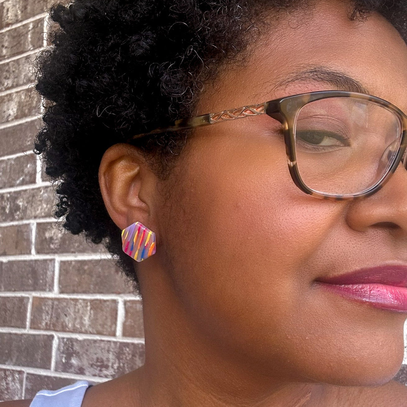 Franki Translucent Stud Earrings