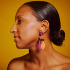 Juneteenth Ember Dangle Earrings