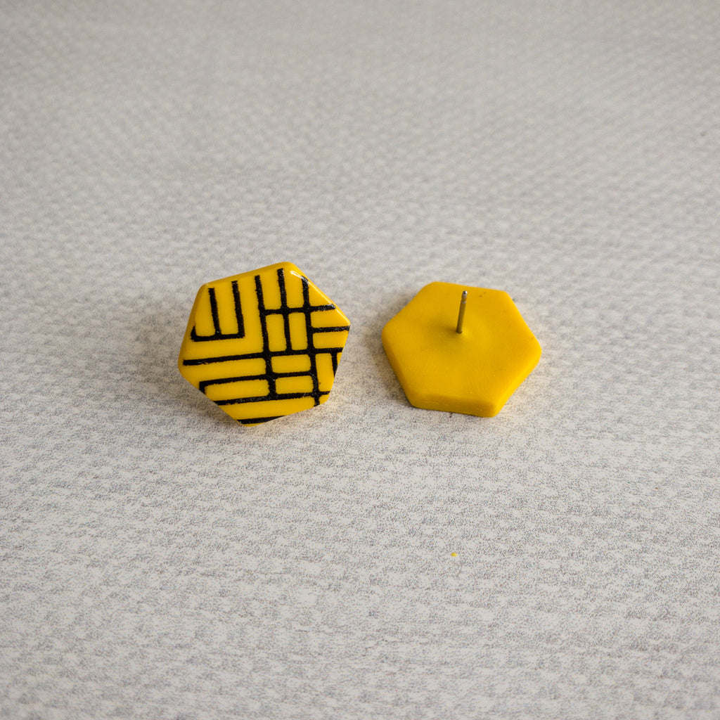 black history month juneteenth black red green yellow abstract statement studlightweight multicolored festive earrings festive earrings